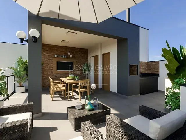 Sobrado com 122m² 3 quartos e 4 banheiros, à venda, no bairro Boa Vista em Curitiba