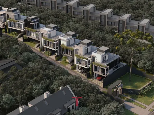 Sobrado 3 quartos e 4 banheiros, à venda, no bairro Bigorrilho em Curitiba