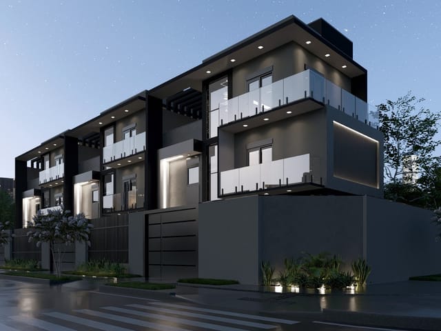 Sobrado com 149m² 3 quartos e 4 banheiros, à venda, no bairro Cidade Jardim em São José dos Pinhais