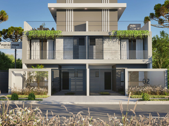 Sobrado com 183m² 3 quartos e 4 banheiros, à venda, no bairro Portão em Curitiba
