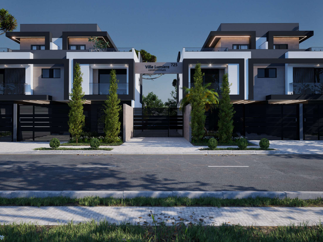 Sobrado com 186m² 3 quartos e 4 banheiros, à venda, no bairro Bacacheri em Curitiba