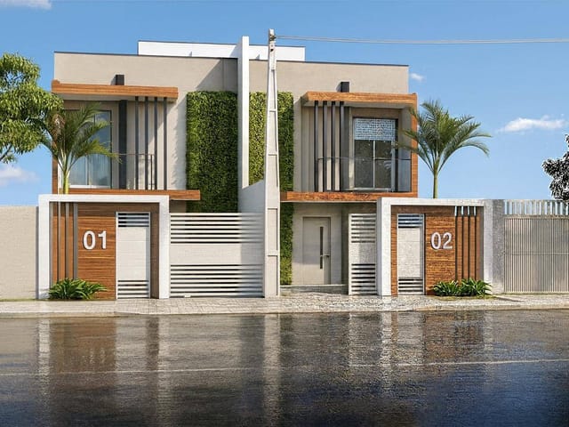 Sobrado com 187m² 3 quartos e 5 banheiros, à venda, no bairro caiobá em Matinhos