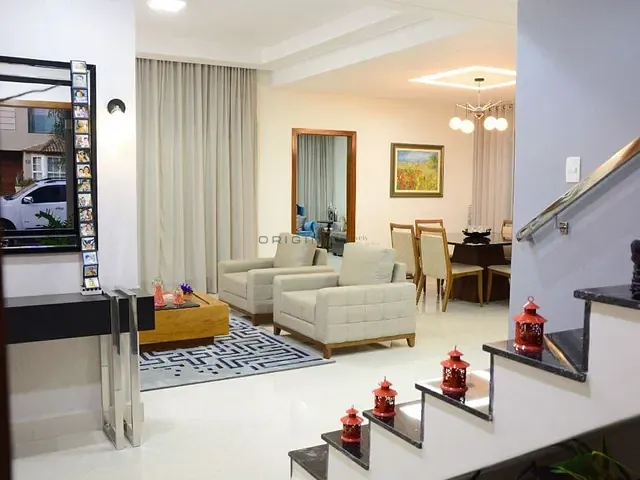 Sobrado com 450m² 4 quartos e 7 banheiros, à venda, no bairro Residencial Damha II em Campo Grande