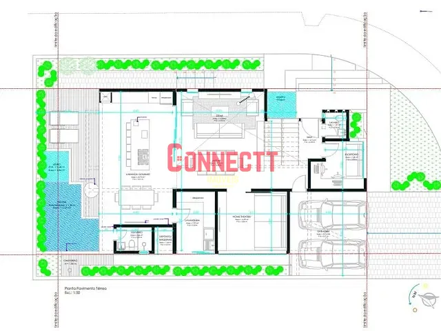 Sobrado com 318m², à venda, no bairro Reserva Imperial em Ribeirão Preto