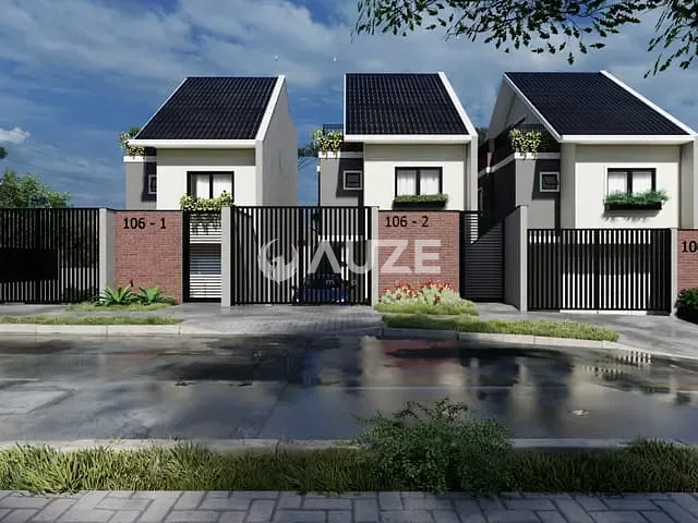 Sobrado com 104m² 3 quartos e 3 banheiros, à venda, no bairro Xaxim em Curitiba