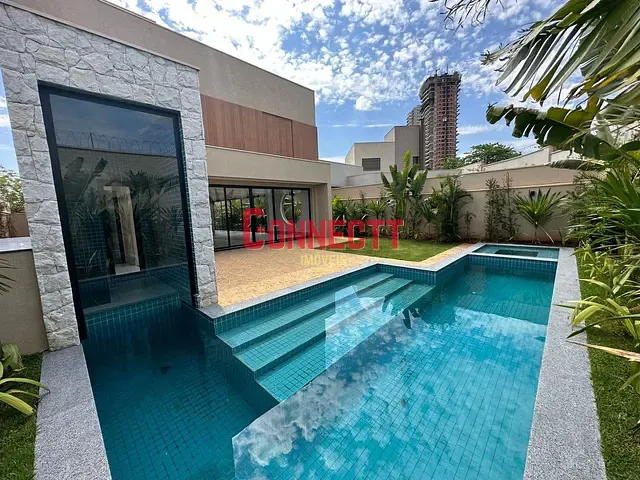 Sobrado com 504m² 4 quartos e 7 banheiros, à venda, no bairro Jardim Olhos D'Água em Ribeirão Preto