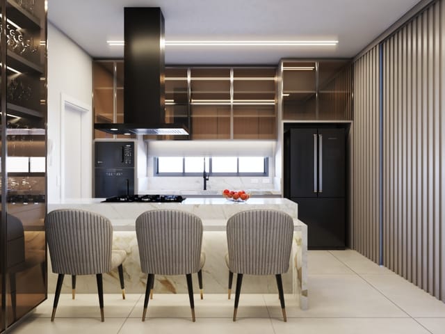 Sobrado com 350m² 4 quartos e 6 banheiros, à venda, no bairro Alphaville Campo Grande em Campo Grande