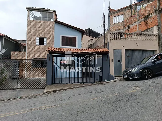 Sobrado com 125m² 4 quartos e 4 banheiros, à venda, no bairro Jardim Triângulo em Taboão da Serra