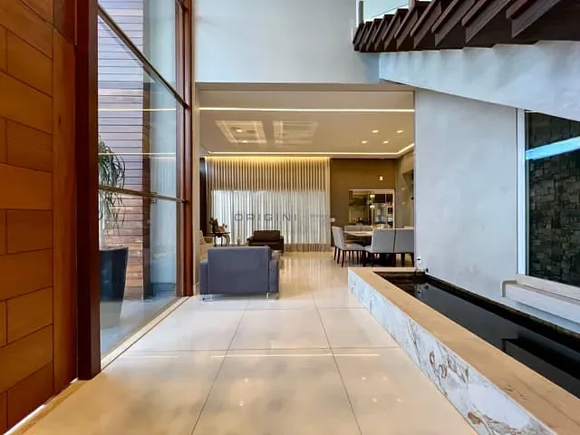 Sobrado com 454m² 4 quartos e 7 banheiros, à venda, no bairro Residencial Damha em Campo Grande