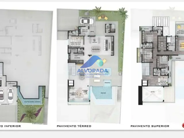 Sobrado com 702m² 6 quartos e 7 banheiros, à venda, no bairro Condomínio Reserva do Paratehy em São José dos Campos