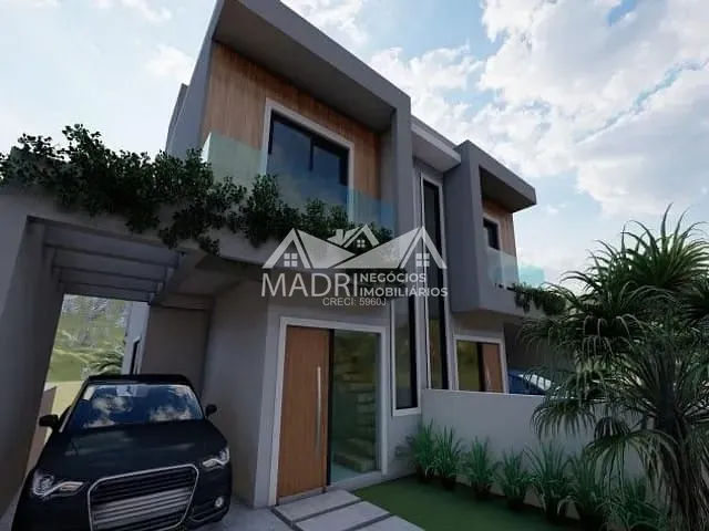 Sobrado com 128m² 3 quartos e 2 banheiros, à venda, no bairro Passa Vinte em Palhoça