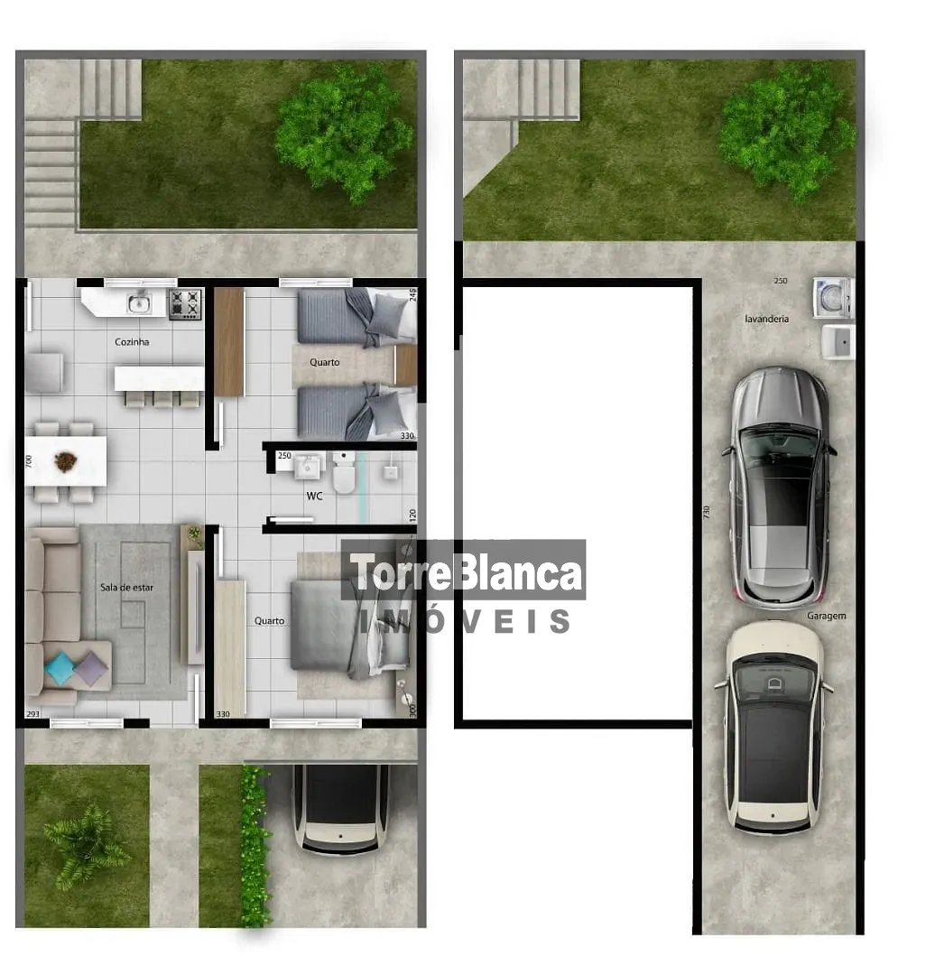Casa, 2 quartos, 45 m² - Foto 11