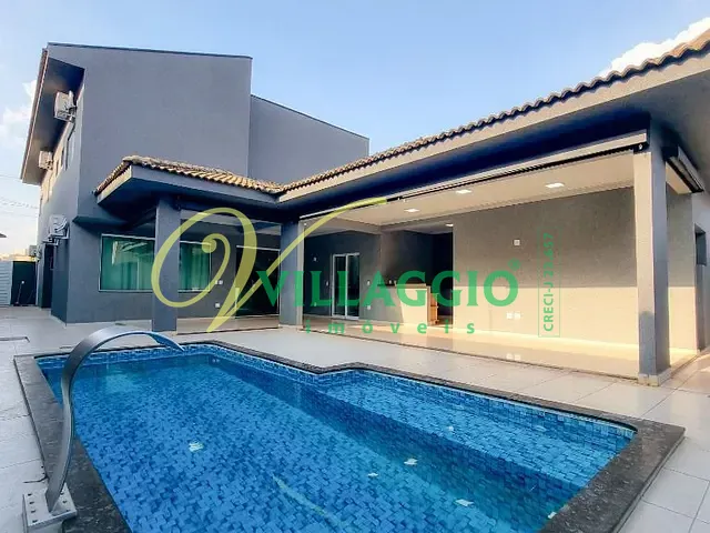 Sobrado com 437m² 4 quartos e 5 banheiros, à venda, no bairro Golden Park Residence em Mirassol