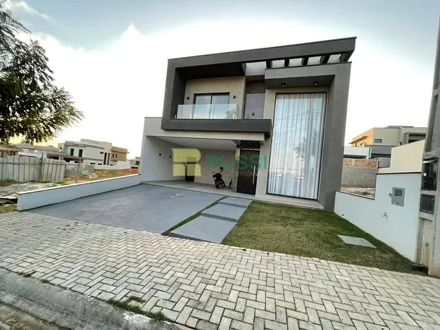 Sobrado com 250m² 3 quartos e 4 banheiros, à venda, no bairro condomínio VIVA Vem Viver Jacareí em Jacareí