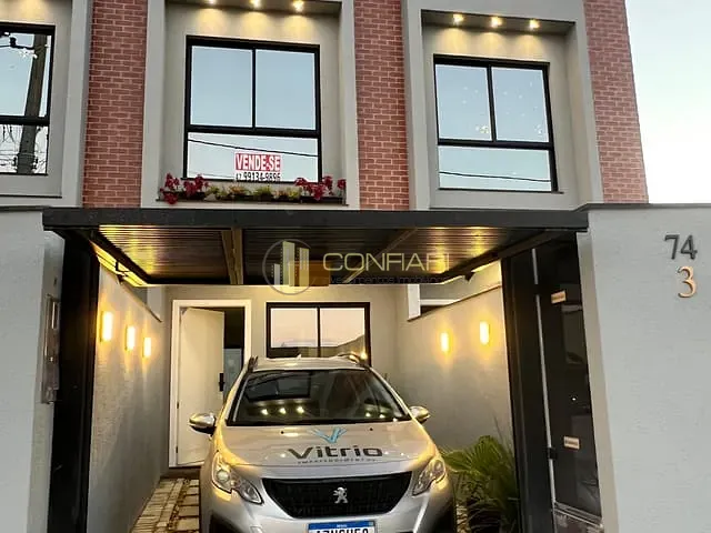 Sobrado com 109m² 2 quartos e 2 banheiros, à venda, no bairro Sertão Do Trombudo em Itapema