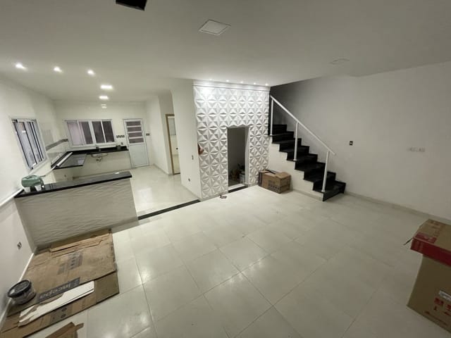 Foto do Sobrado - Sobrado no Condomínio Bosque dos Manacás com 3 dormitórios à venda, 181 m² por R$ 820.000 - Jardim Jacinto - Jacareí/SP | RUSSI IMÓVEIS