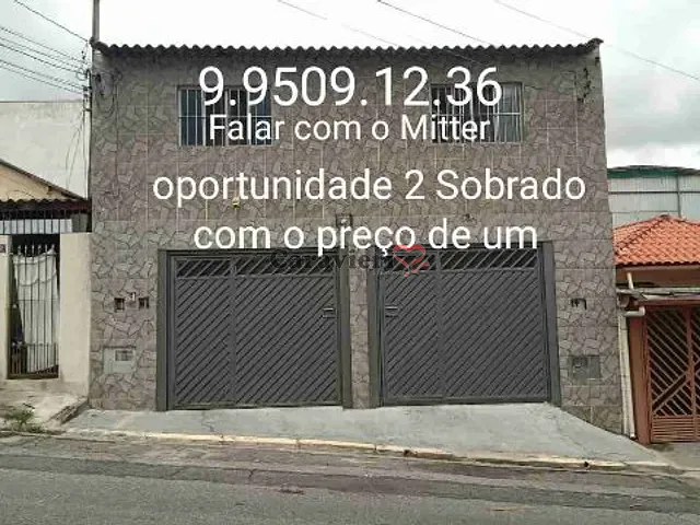 Sobrado com 196m² 5 quartos e 4 banheiros, à venda, no bairro Vila São Geraldo em São Paulo