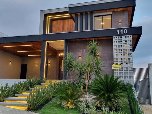 Foto do Sobrado - Sobrado com 4 dormitórios à venda, 405 m² por R$ 2.850.000,00 - Condomínio Residencial Jaguary - São José dos Campos/SP | RUSSI IMÓVEIS
