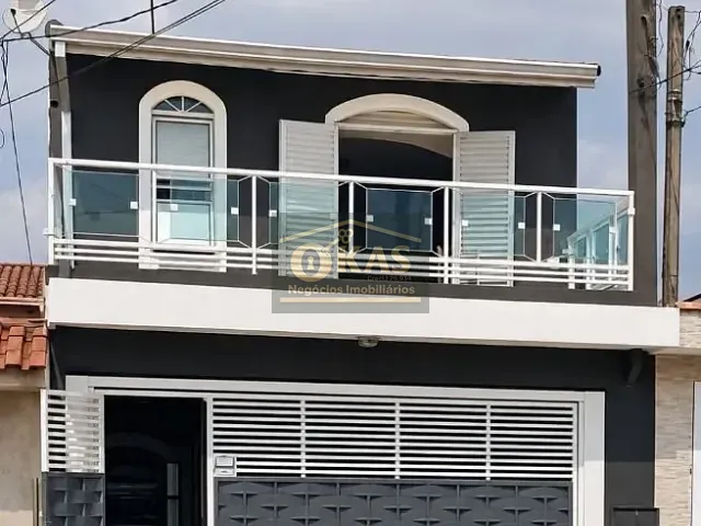 Sobrado com 155m² 4 quartos e 3 banheiros, à venda, no bairro Jardim Imperador em Suzano