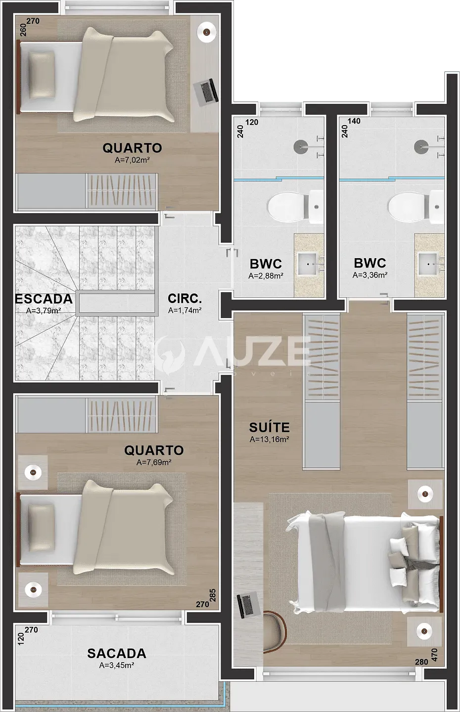 Sobrado, 3 quartos, 114 m² - Foto 22
