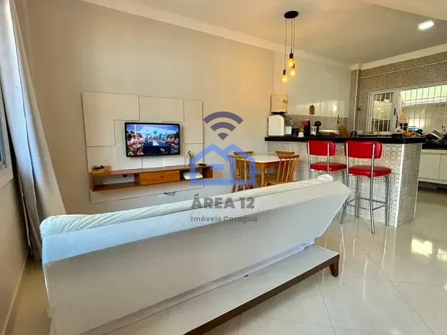 Sobrado com 191m² 2 quartos e 3 banheiros, à venda, no bairro Massaguaçu em Caraguatatuba