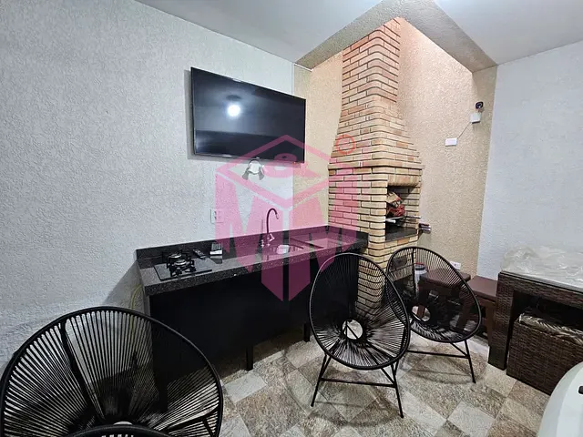 Sobrado com 98m² 3 quartos e 3 banheiros, à venda, no bairro Vila Alzira em Santo André