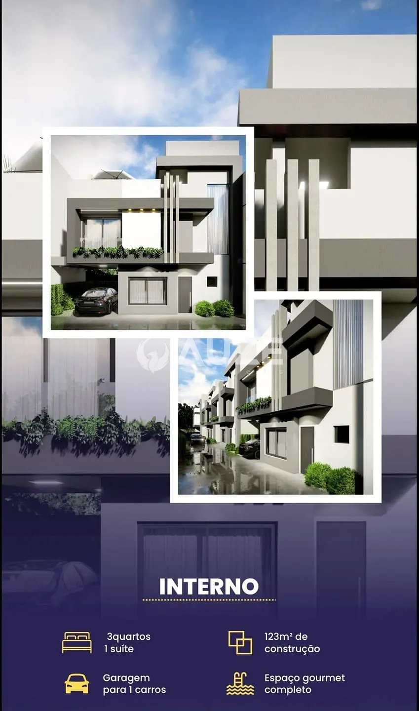 Sobrado, 3 quartos, 123 m² - Foto 2