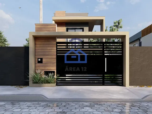 Sobrado com 125m² 2 quartos e 3 banheiros, à venda, no bairro Golfinho em Caraguatatuba