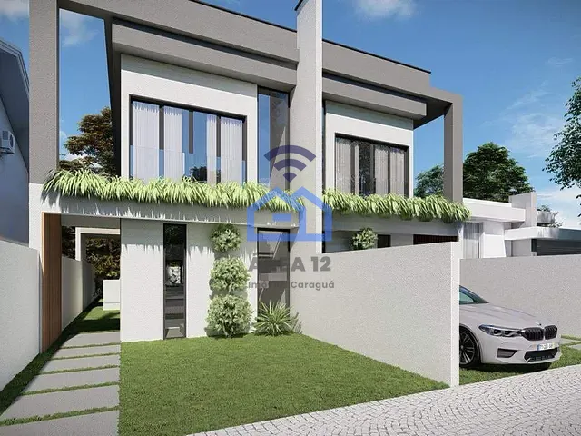 Sobrado com 140m² 3 quartos e 4 banheiros, à venda, no bairro Golfinho em Caraguatatuba