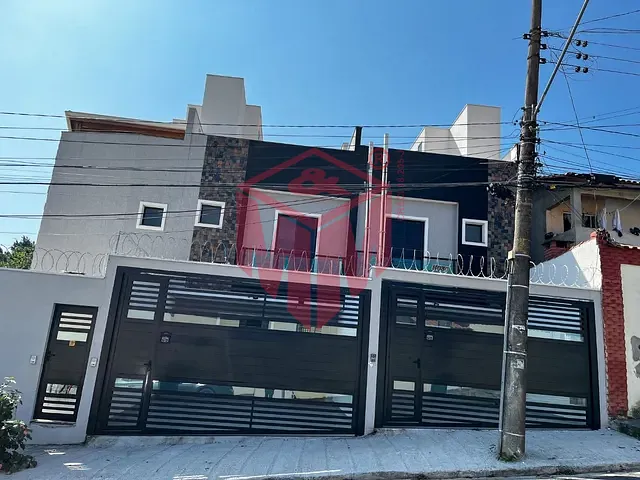Sobrado 2 quartos e 4 banheiros, à venda, no bairro Jardim Santo Alberto em Santo André