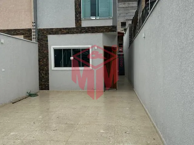 Sobrado com 100m² 3 quartos e 3 banheiros, à venda, no bairro Vila Tibiriçá em Santo André