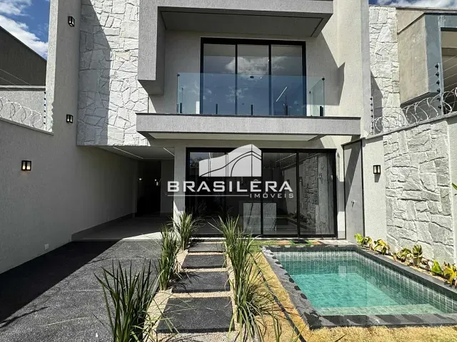 Sobrado 3 quartos e 4 banheiros, à venda, no bairro Parque Amazônia em Goiânia
