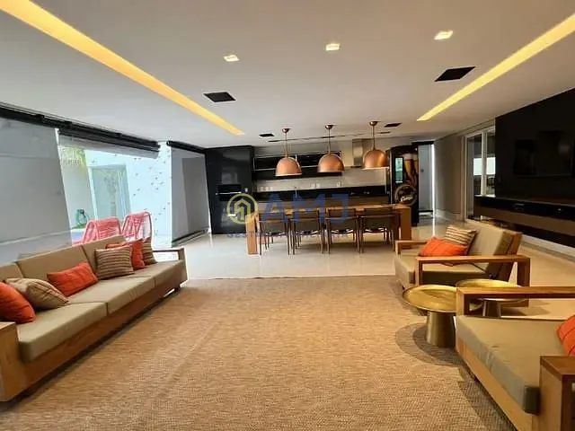 Sobrado com 600m² 4 quartos e 7 banheiros, à venda, no bairro Alphaville Flamboyant Residencial Araguaia em Goiânia