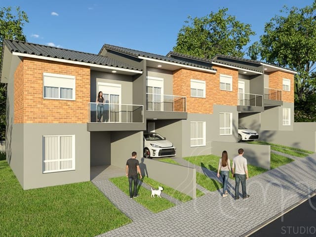 Sobrado 3 quartos e 2 banheiros, à venda, no bairro Forqueta em Caxias do Sul