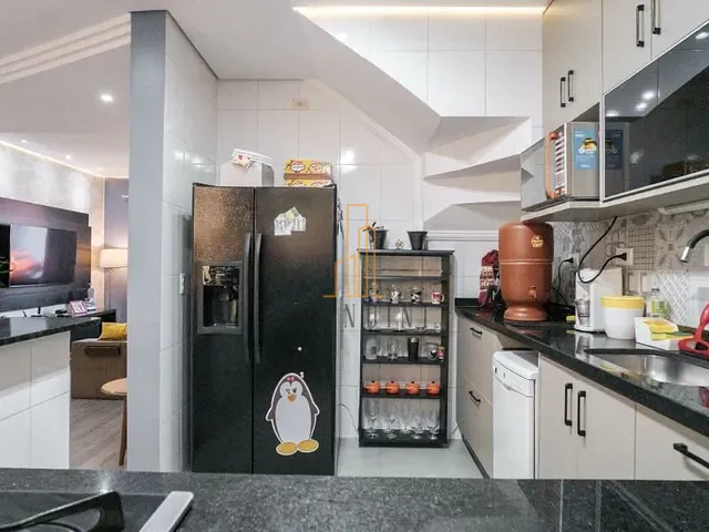 Sobrado com 118m² 3 quartos e 3 banheiros, à venda, no bairro Vila Homero Thon em Santo André