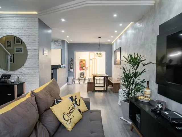 Sobrado com 118m² 3 quartos e 3 banheiros, à venda, no bairro Vila Homero Thon em Santo André