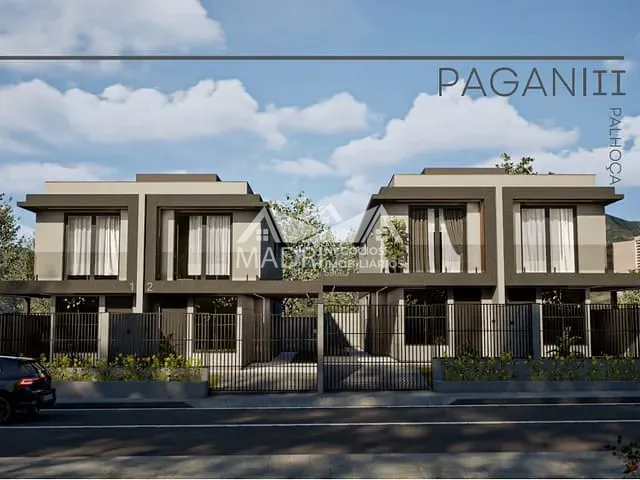 Sobrado 3 quartos e 3 banheiros, à venda, no bairro Pagani em Palhoça
