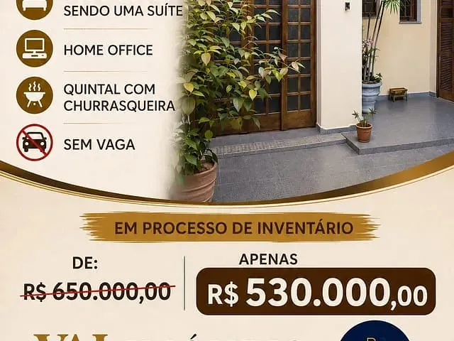 Sobrado 4 quartos e 3 banheiros, à venda, no bairro Santa Maria em São Caetano do Sul