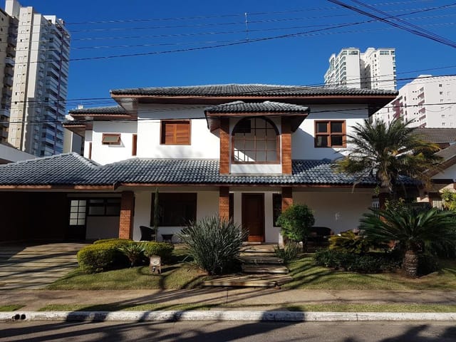 Foto do Sobrado - Sobrado com 4 dormitórios, 450 m² - venda por R$ 2.500.000,00 ou aluguel por R$ 9.000,00/mês - Jardim Aquarius - São José dos Campos/SP | RUSSI IMÓVEIS