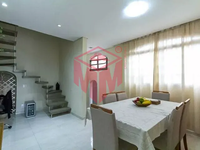 Sobrado com 120m² 3 quartos e 3 banheiros, à venda, no bairro Jardim Borborema em São Bernardo do Campo