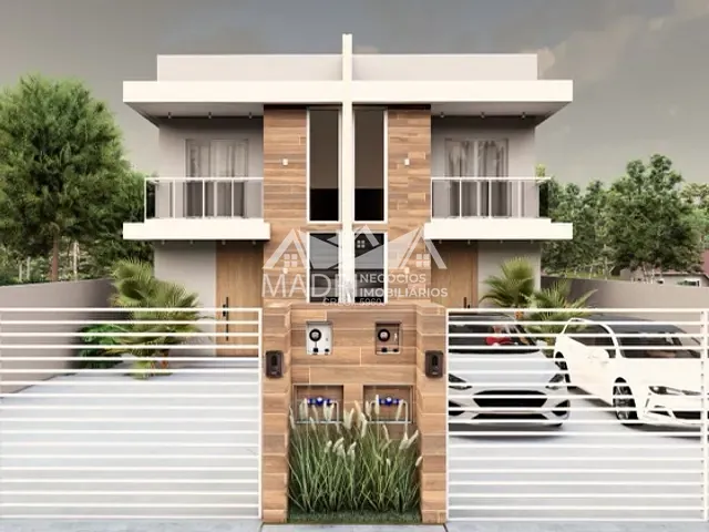 Sobrado com 150m² 3 quartos e 3 banheiros, à venda, no bairro Nova Palhoça em Palhoça