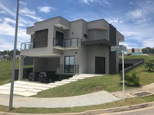 Foto do Sobrado - Sobrado com 5 dormitórios para alugar, 390 m² por R$ 18.103,81/mês - Condomínio Residencial Alphaville I - São José dos Campos/SP | RUSSI IMÓVEIS