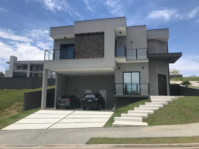 Foto do Sobrado - Sobrado com 5 dormitórios para alugar, 390 m² por R$ 18.103,81/mês - Condomínio Residencial Alphaville I - São José dos Campos/SP | RUSSI IMÓVEIS
