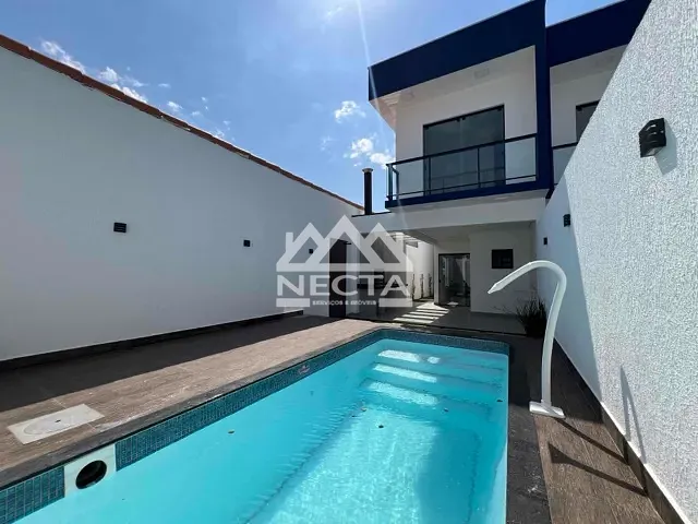 Sobrado com 150m² 3 quartos e 3 banheiros, à venda, no bairro Jardim Porto Novo em Caraguatatuba