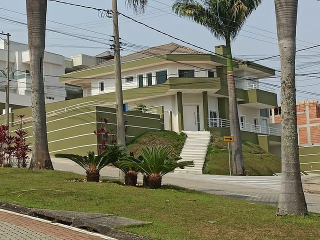 Foto do Sobrado - Sobrado com 5 dormitórios, 450 m² - venda por R$ 4.000.000,00 ou aluguel por R$ 15.791,67/mês - Condomínio Residencial Jaguary - São José dos Campos/SP | RUSSI IMÓVEIS