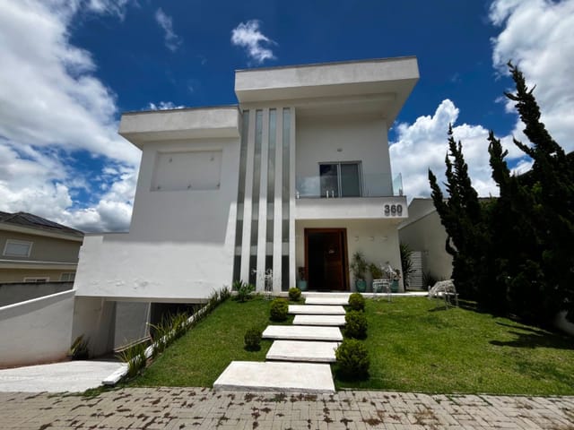 Foto do Sobrado - Sobrado com 6 dormitórios, 600 m² - venda por R$ 3.200.000,00 ou aluguel por R$ 18.338,33/mês - Condomínio Residencial Jaguary - São José dos Campos/SP | RUSSI IMÓVEIS