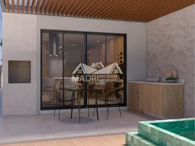 Sobrado 3 quartos e 3 banheiros, à venda, no bairro Nova Palhoça em Palhoça