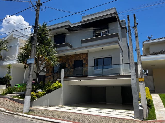 Foto do Sobrado - Sobrado com 4 dormitórios, 363 m² - venda por R$ 2.950.000,00 ou aluguel por R$ 25.600,00/mês - Condomínio Altos da Serra V - São José dos Campos/SP | RUSSI IMÓVEIS