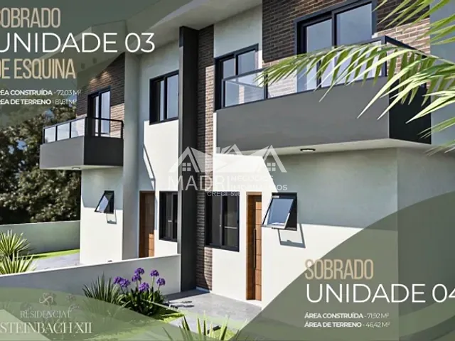 Sobrado com 100m² 2 quartos e 1 banheiro, à venda, no bairro São Sebastião em Palhoça