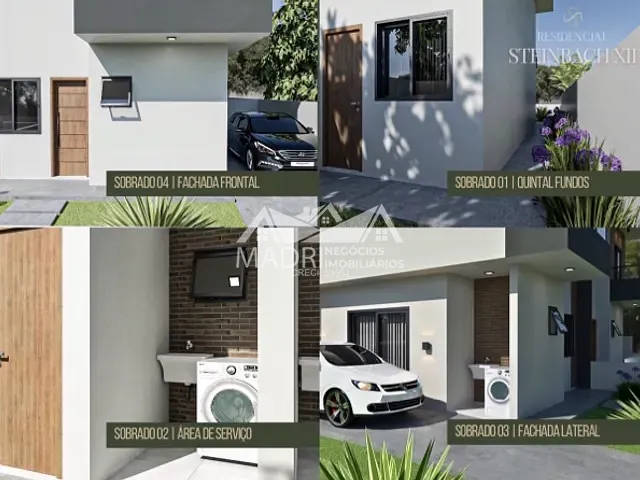 Sobrado com 100m² 2 quartos e 1 banheiro, à venda, no bairro São Sebastião em Palhoça